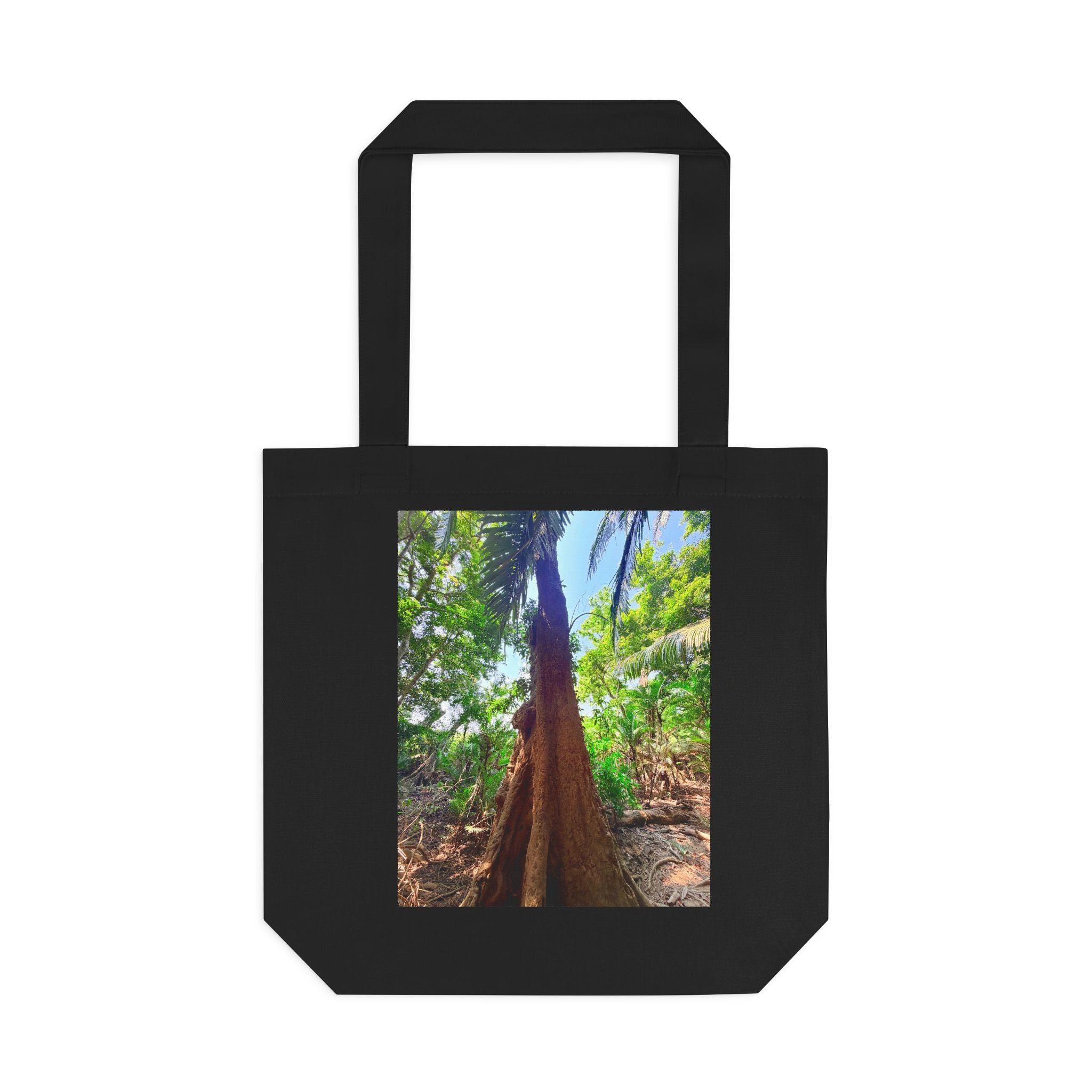 Punta Sal Forest Honduras Cotton Tote Bag – Tropical Nature Carry Bag
