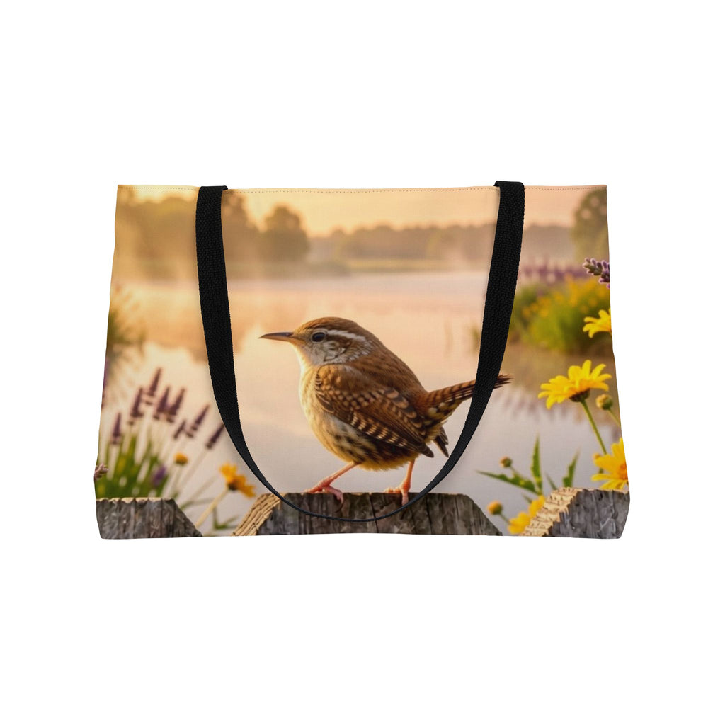 Carolina Wren Bird Weekender Tote Bag