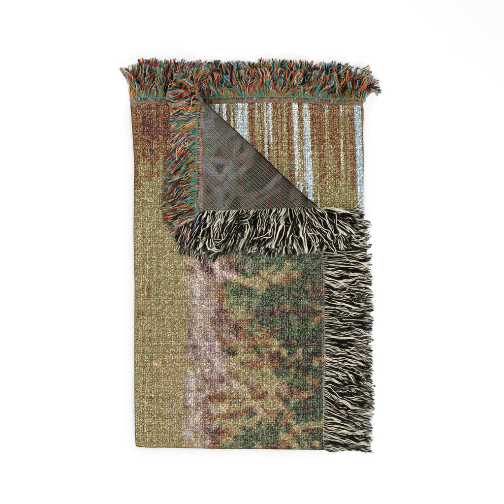 Great Egret Woven Throw Blanket Wildlife Photography Tapestry | Poli Roam