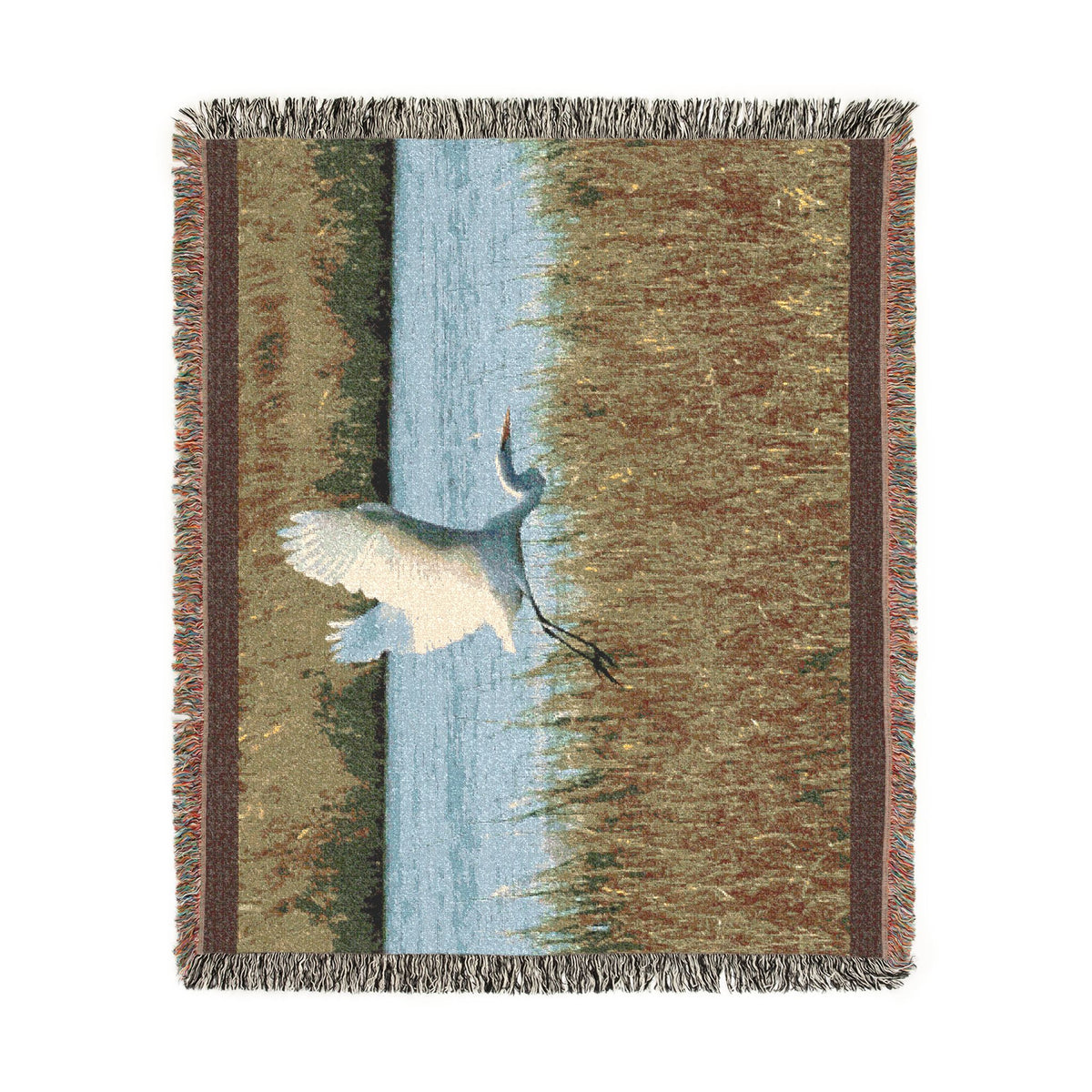 Egret — Poli Roam Woven Blanket