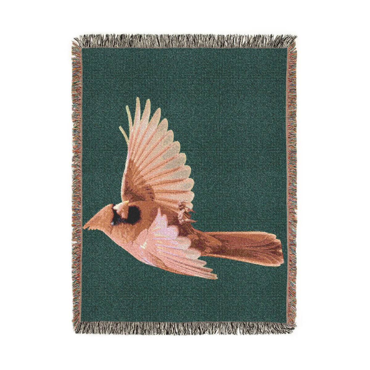 Northern Cardinal — Poli Roam Woven Blanket