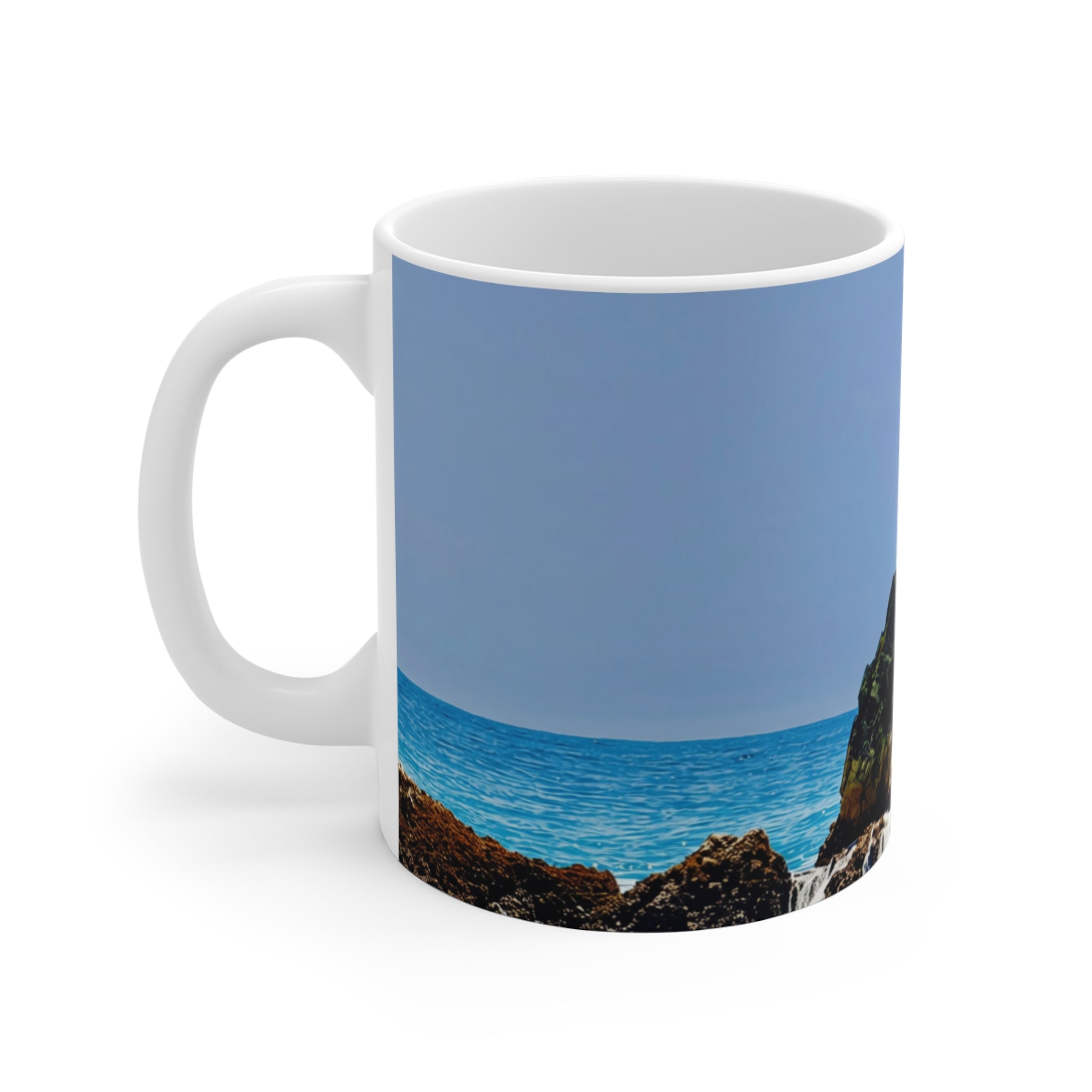 Tela Honduras Pelican Ceramic Mug 11oz – Coastal Wildlife Coffee Cup