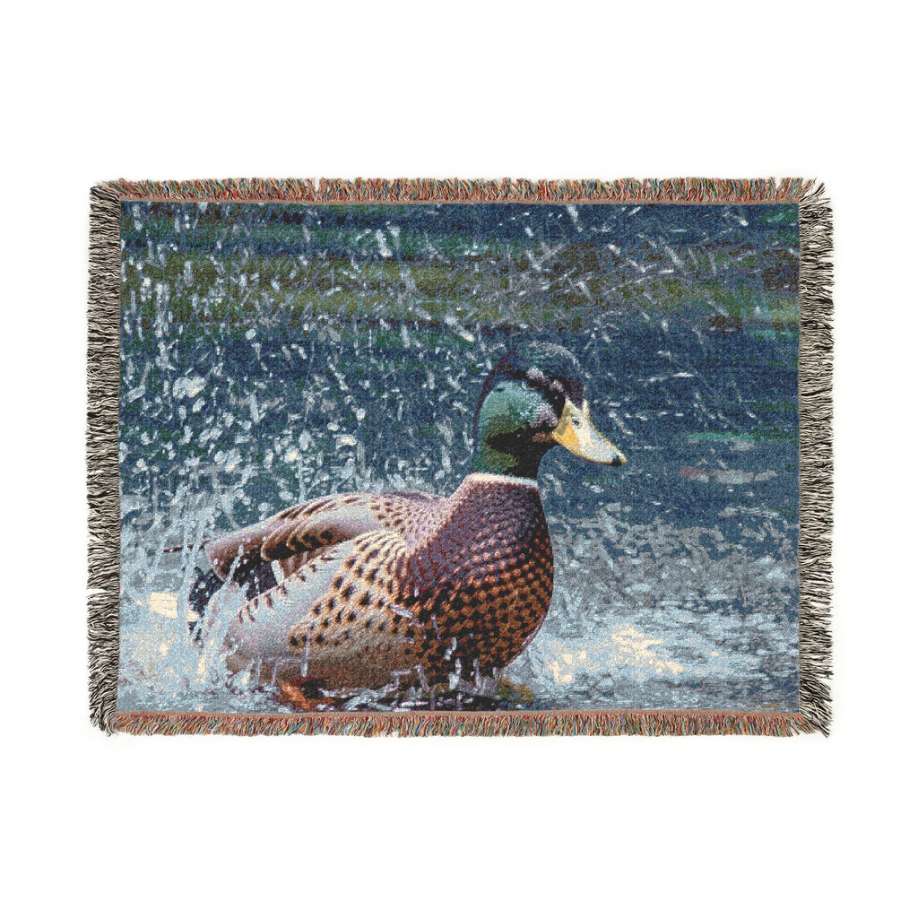 Mallard Duck — Poli Roam Woven Blanket