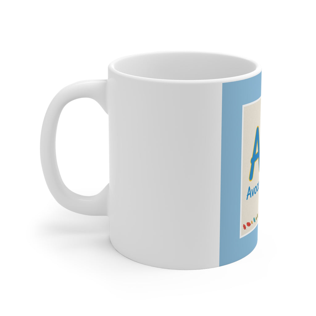 Avocet Bird 11oz White Mug
