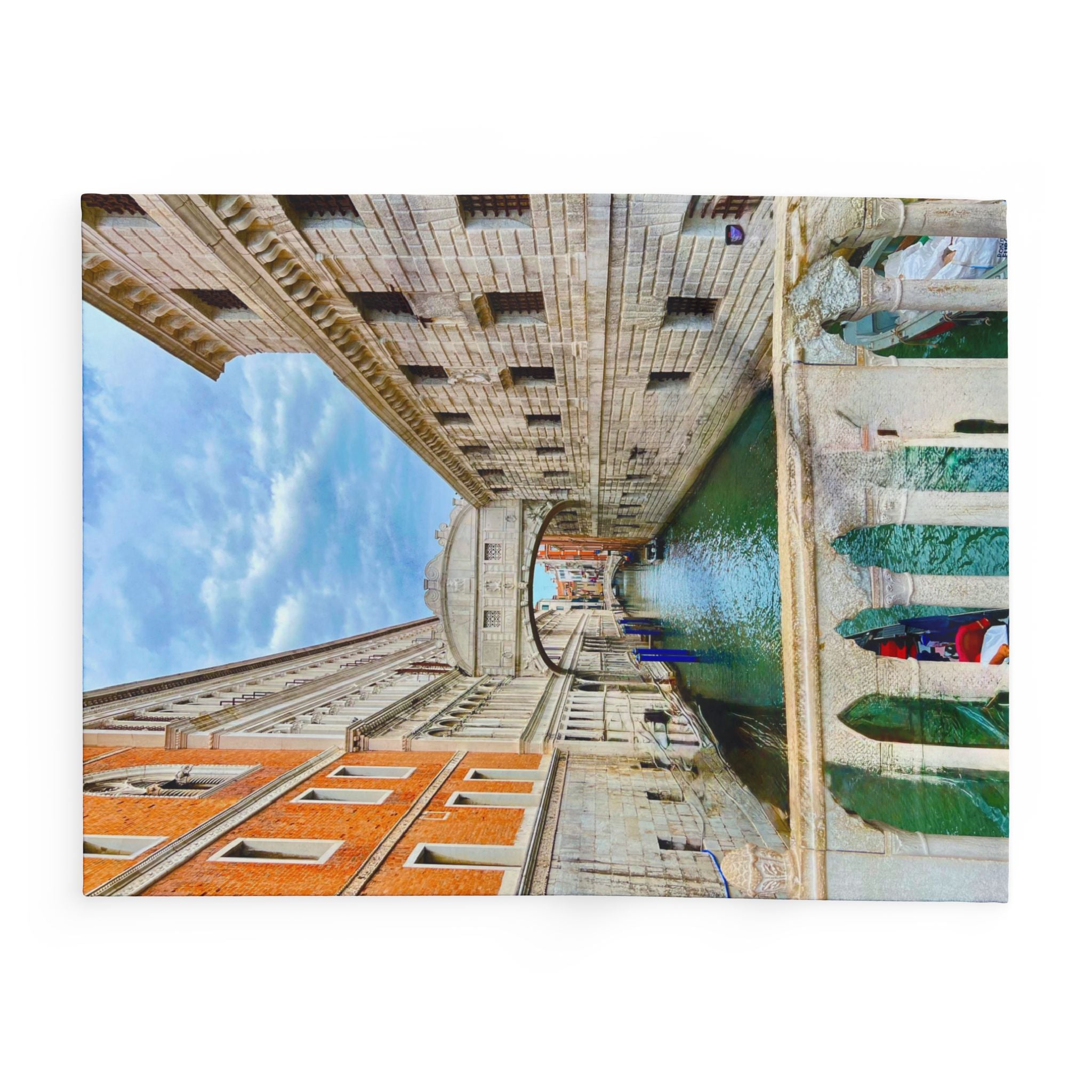 Venice Italy Fleece Blanket