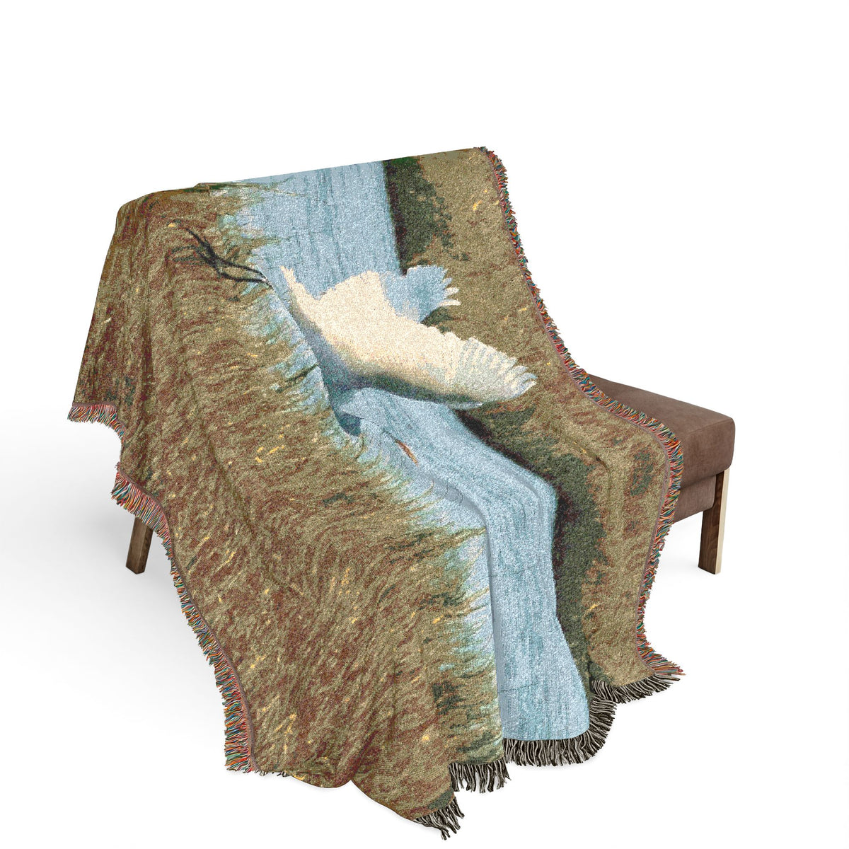 Egret — Poli Roam Woven Blanket