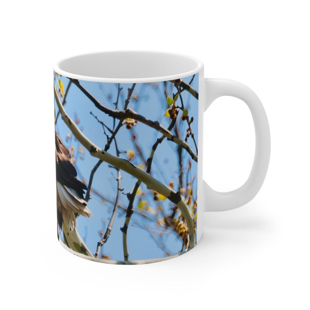 Eagle on a Tree Ceramic Mug 11oz – Wildlife Nature Coffee Cup
