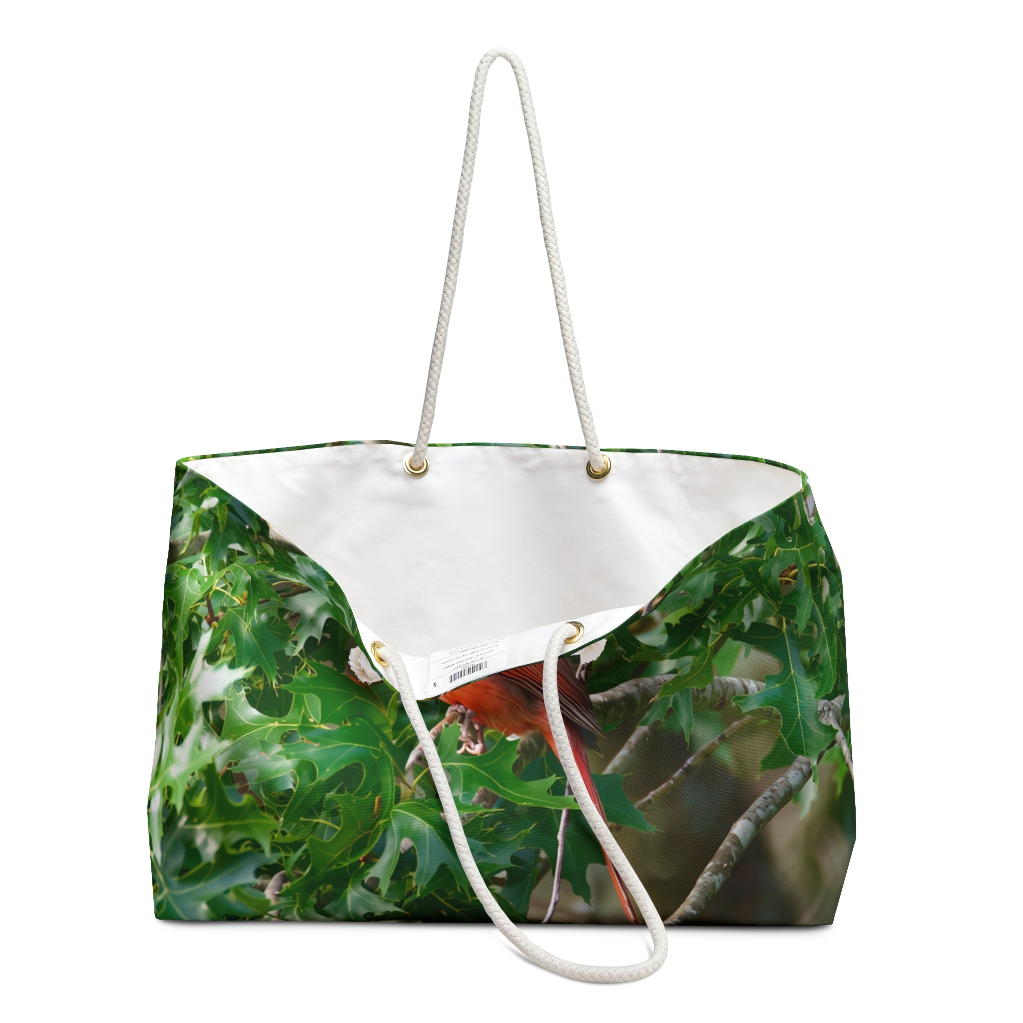 Northern Cardinal on a Tree Weekender Bag – Backyard Bird Wildlife Travel Bag