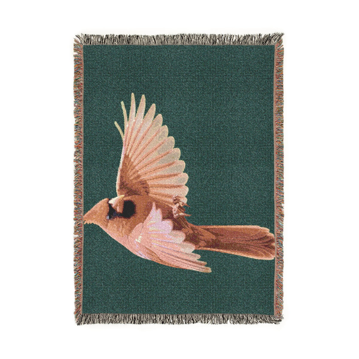 Northern Cardinal — Poli Roam Woven Blanket
