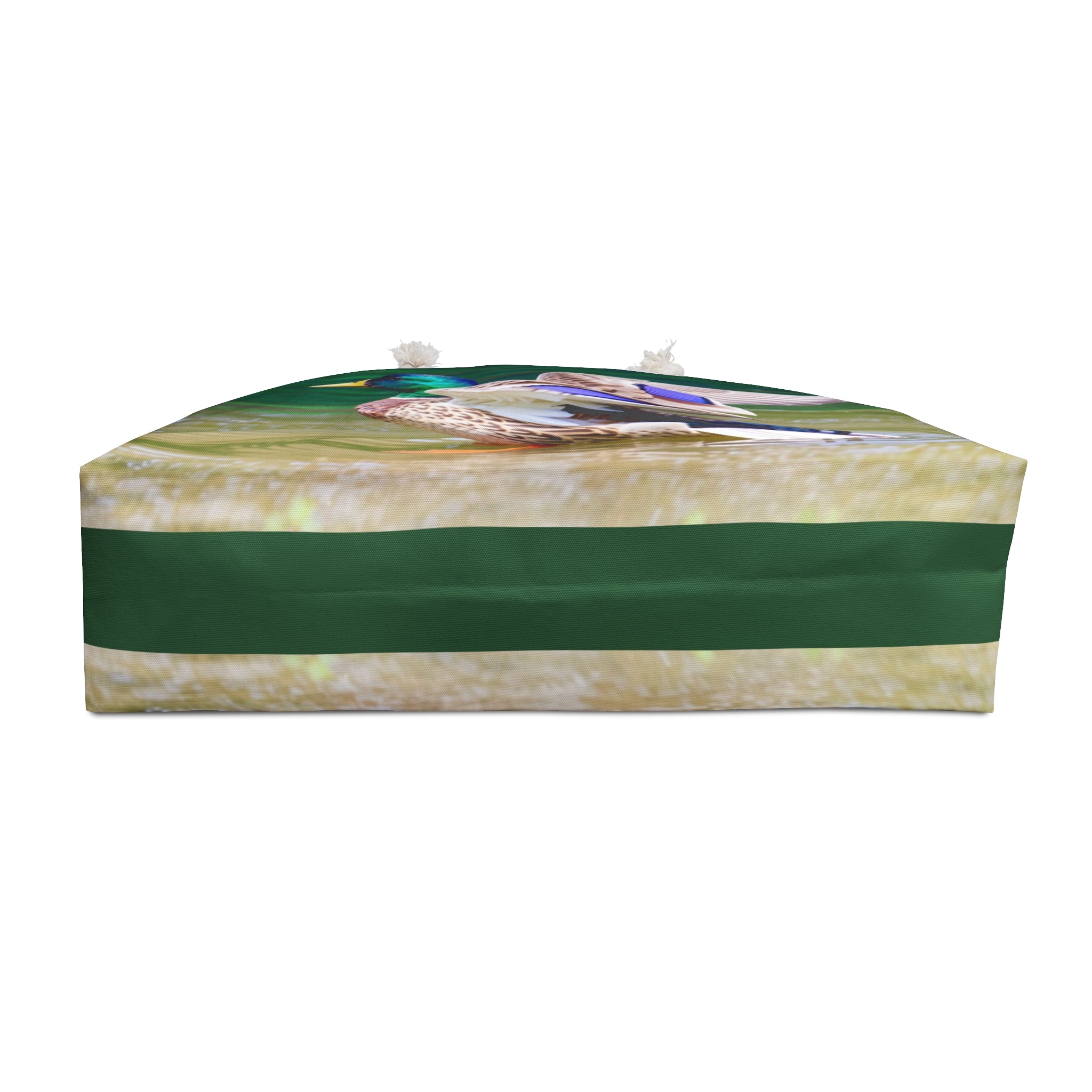 Mallard Duck Bathing in the River Weekender Bag – Wildlife Nature Travel Bag