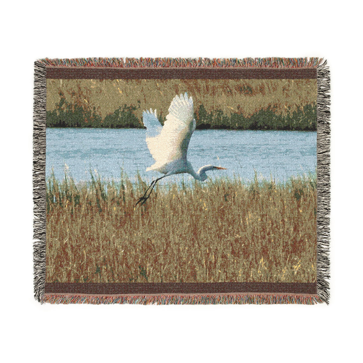 Egret — Poli Roam Woven Blanket