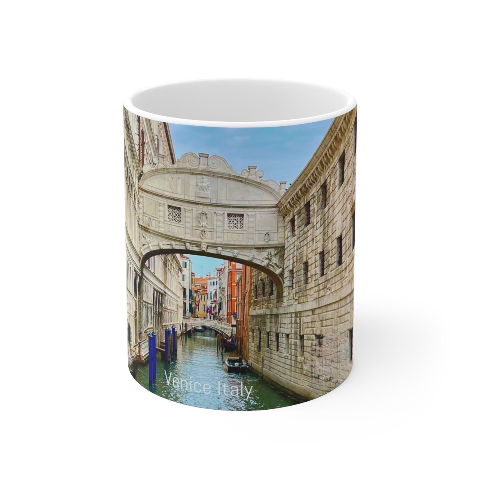 Venice Canal Ceramic Mug 11oz – Italian Travel Coffee Cup