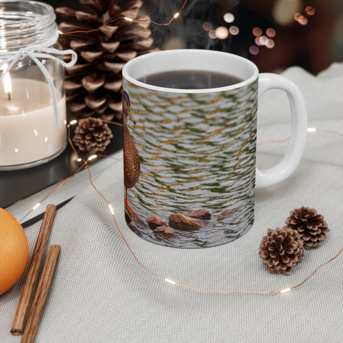 Female Mallard Duck Ceramic Mug 11oz – Nature Wildlife Coffee Cup
