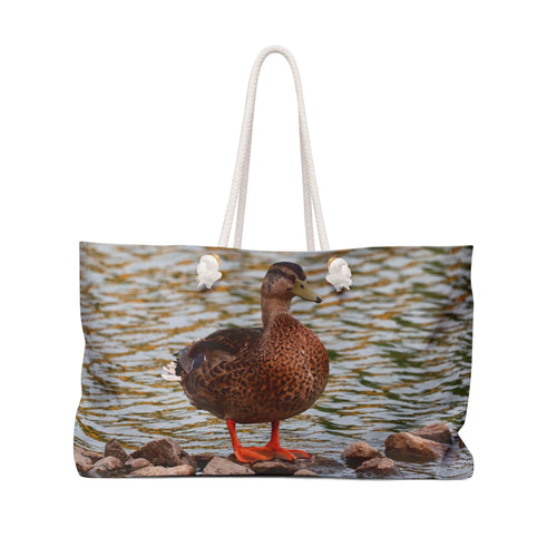 Female Mallard Duck Weekender Bag – Wildlife Nature Travel Bag