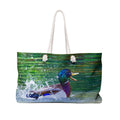 Mallard Duck in River Weekender Bag – Wildlife Nature Travel Bag
