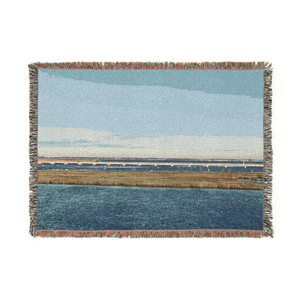 Chincoteague Island  Woven Blanket
