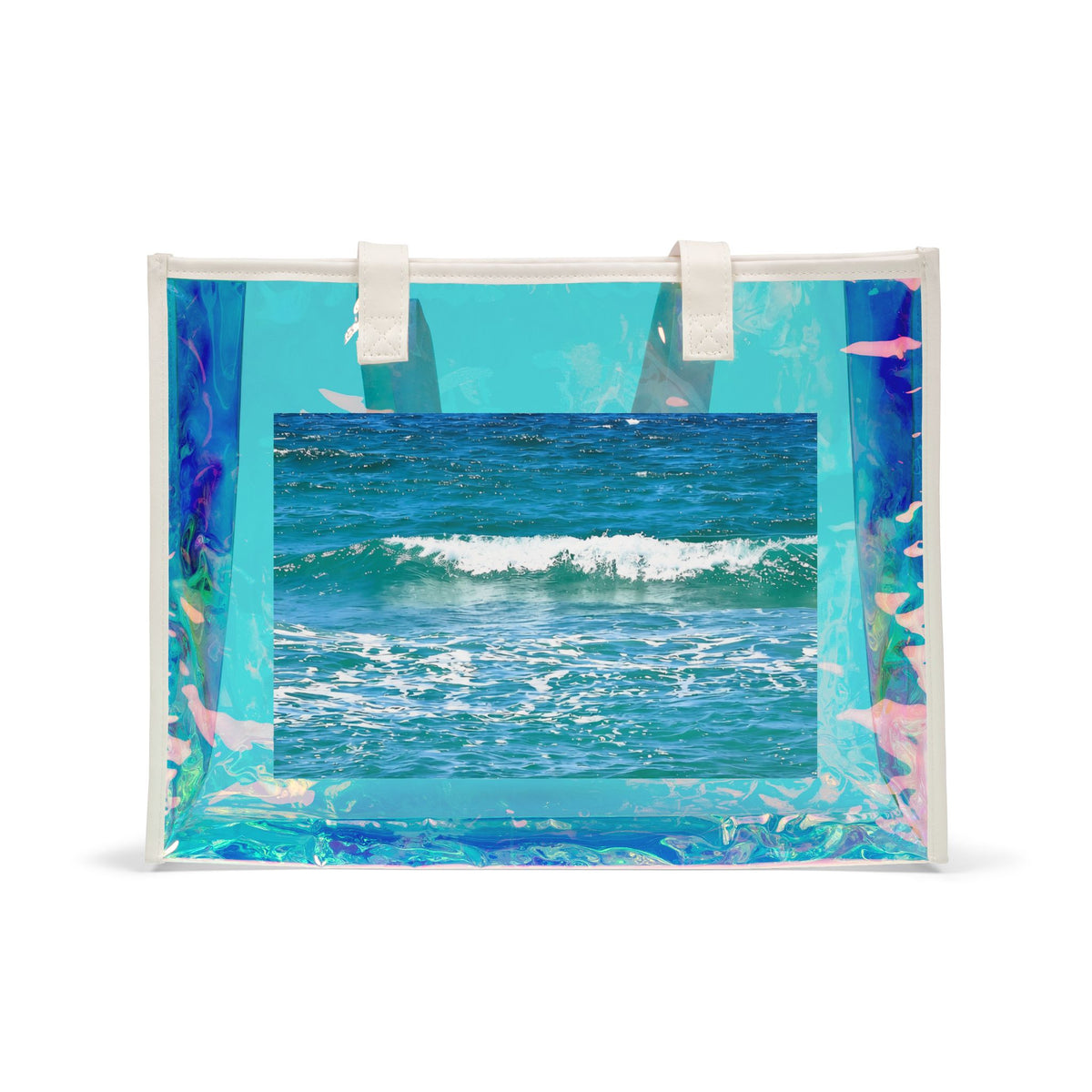 Beach Holographic Tote Bag