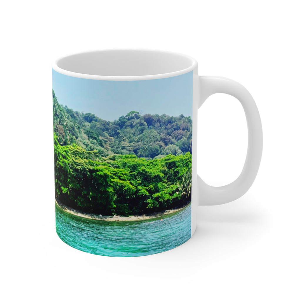 Punta Sal Honduras Ceramic Mug 11oz – Tropical Beach Coffee Cup
