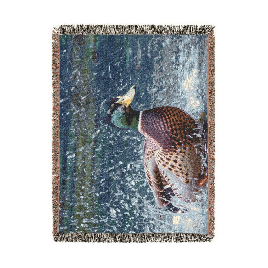 Mallard Duck — Poli Roam Woven Blanket