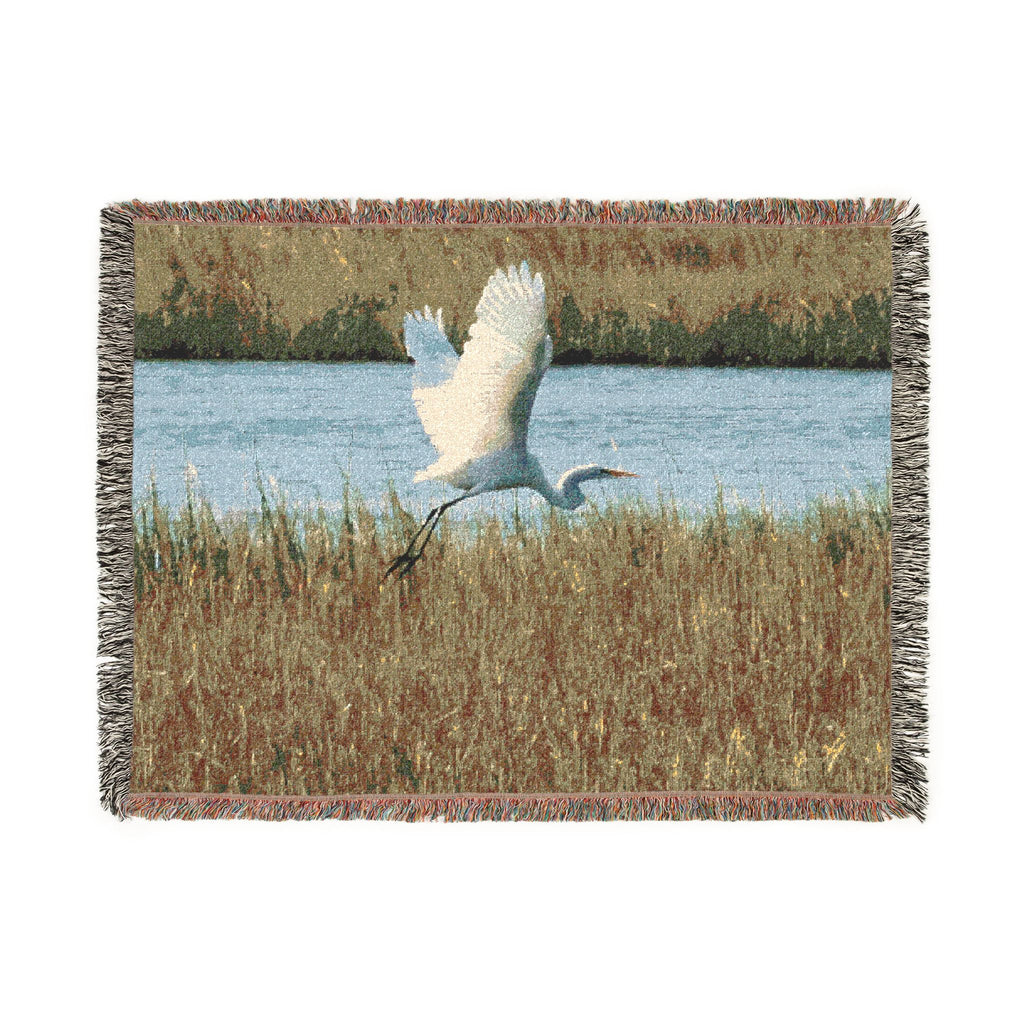 Egret — Poli Roam Woven Blanket