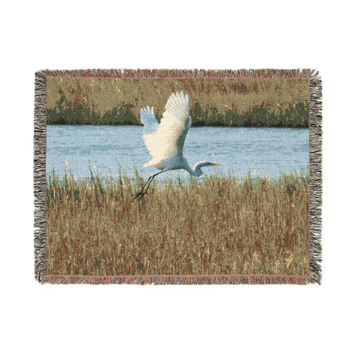 Egret — Poli Roam Woven Blanket