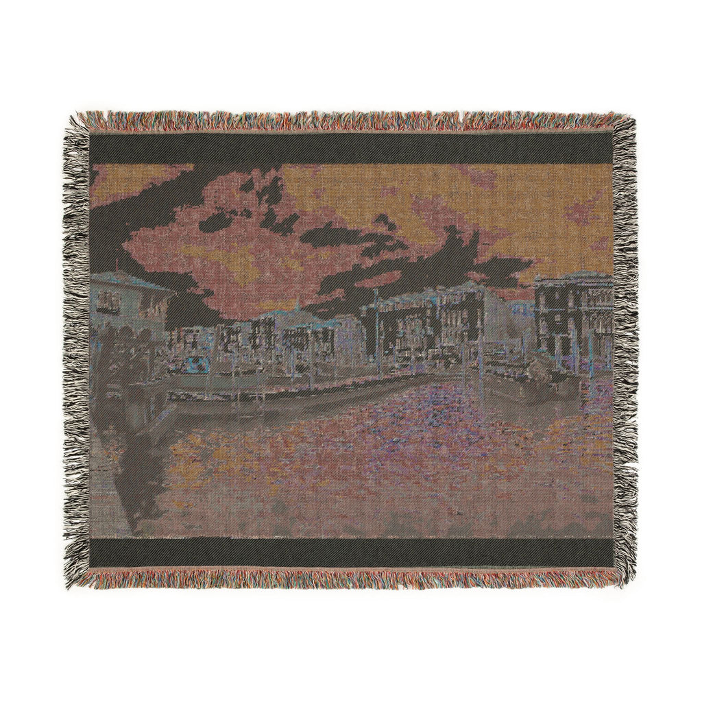Venice Italy Woven Blanket