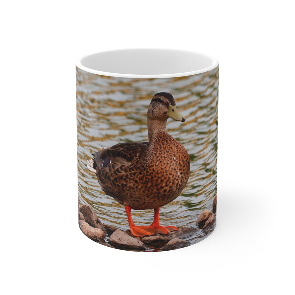 Female Mallard Duck Ceramic Mug 11oz – Nature Wildlife Coffee Cup