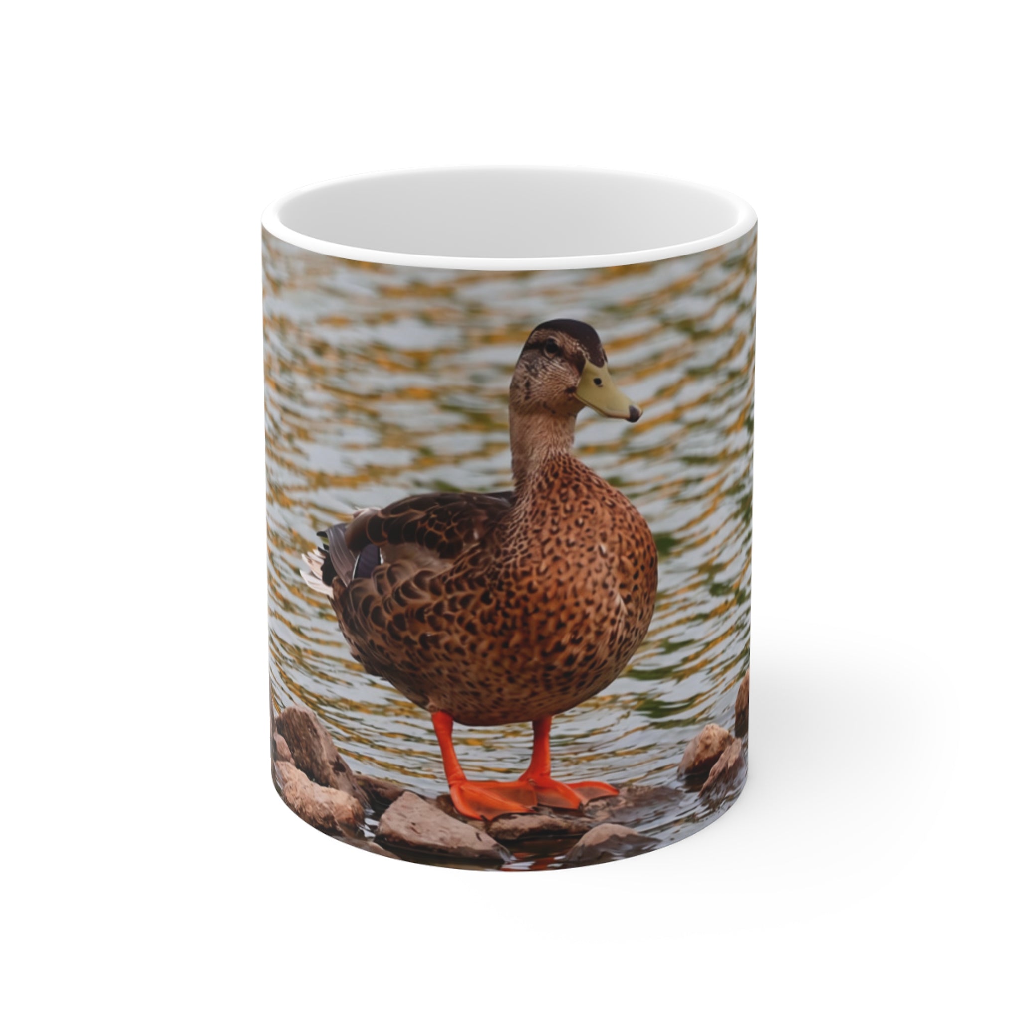 Female Mallard Duck Ceramic Mug 11oz – Nature Wildlife Coffee Cup