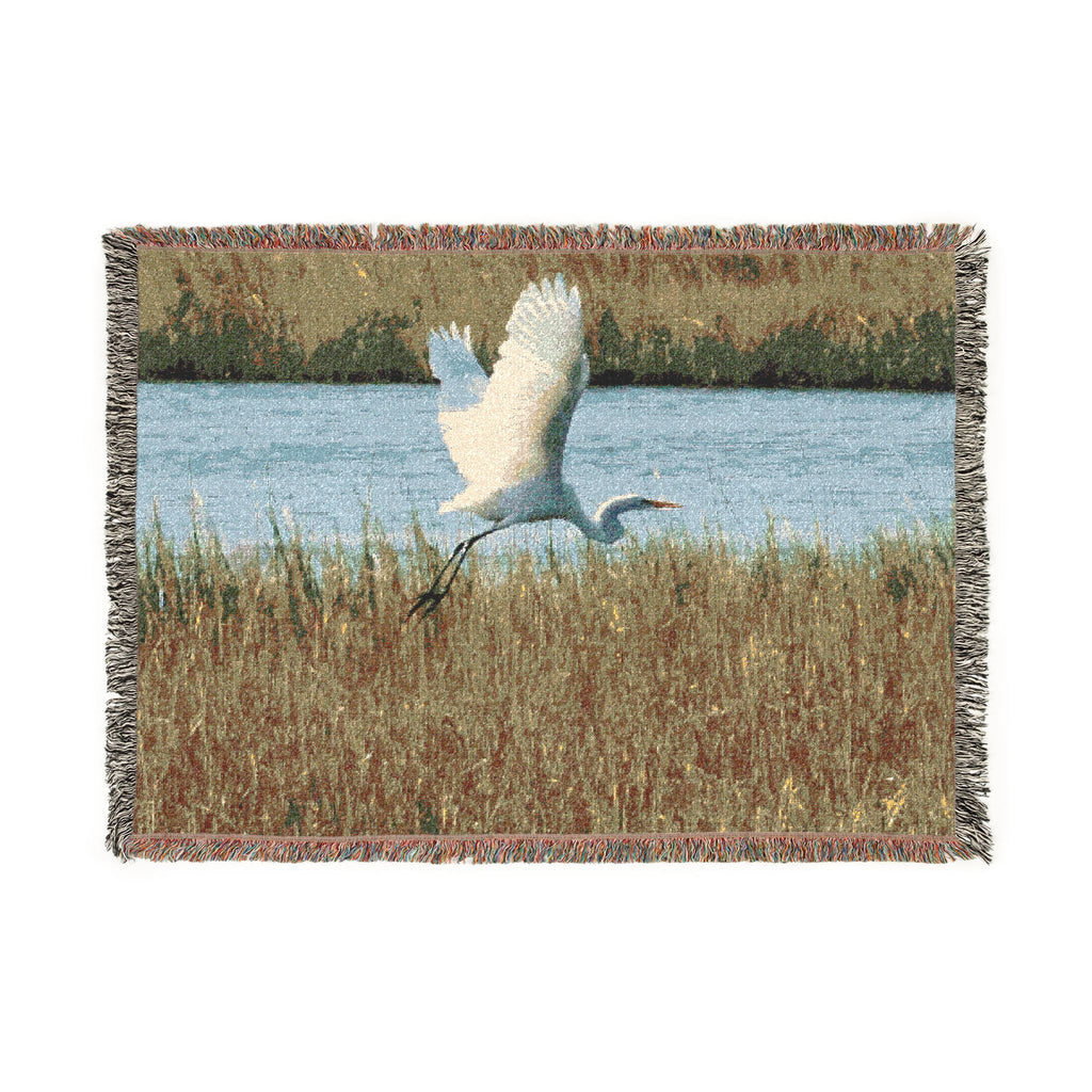 Egret — Poli Roam Woven Blanket