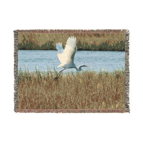 Egret — Poli Roam Woven Blanket