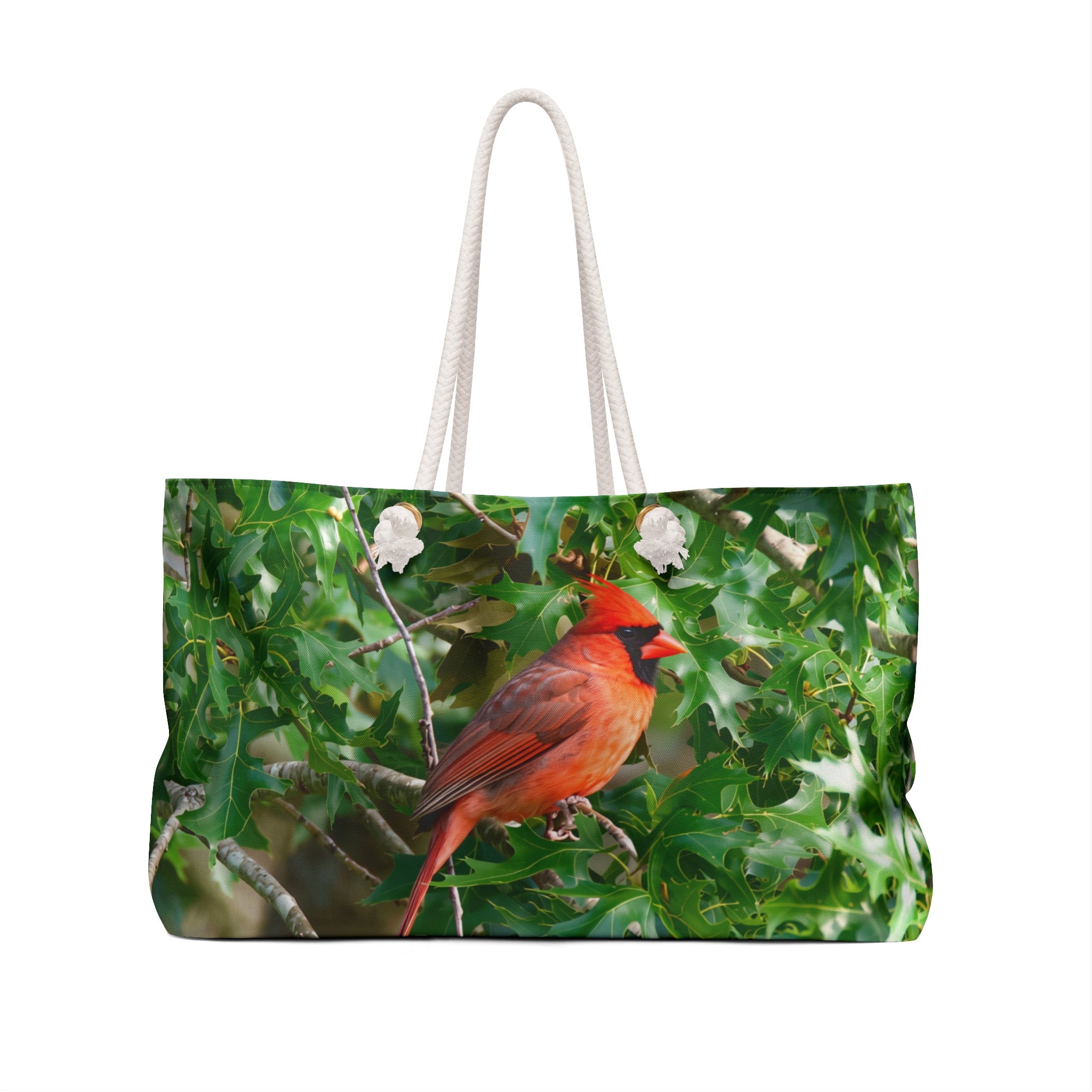 Northern Cardinal on a Tree Weekender Bag – Backyard Bird Wildlife Travel Bag