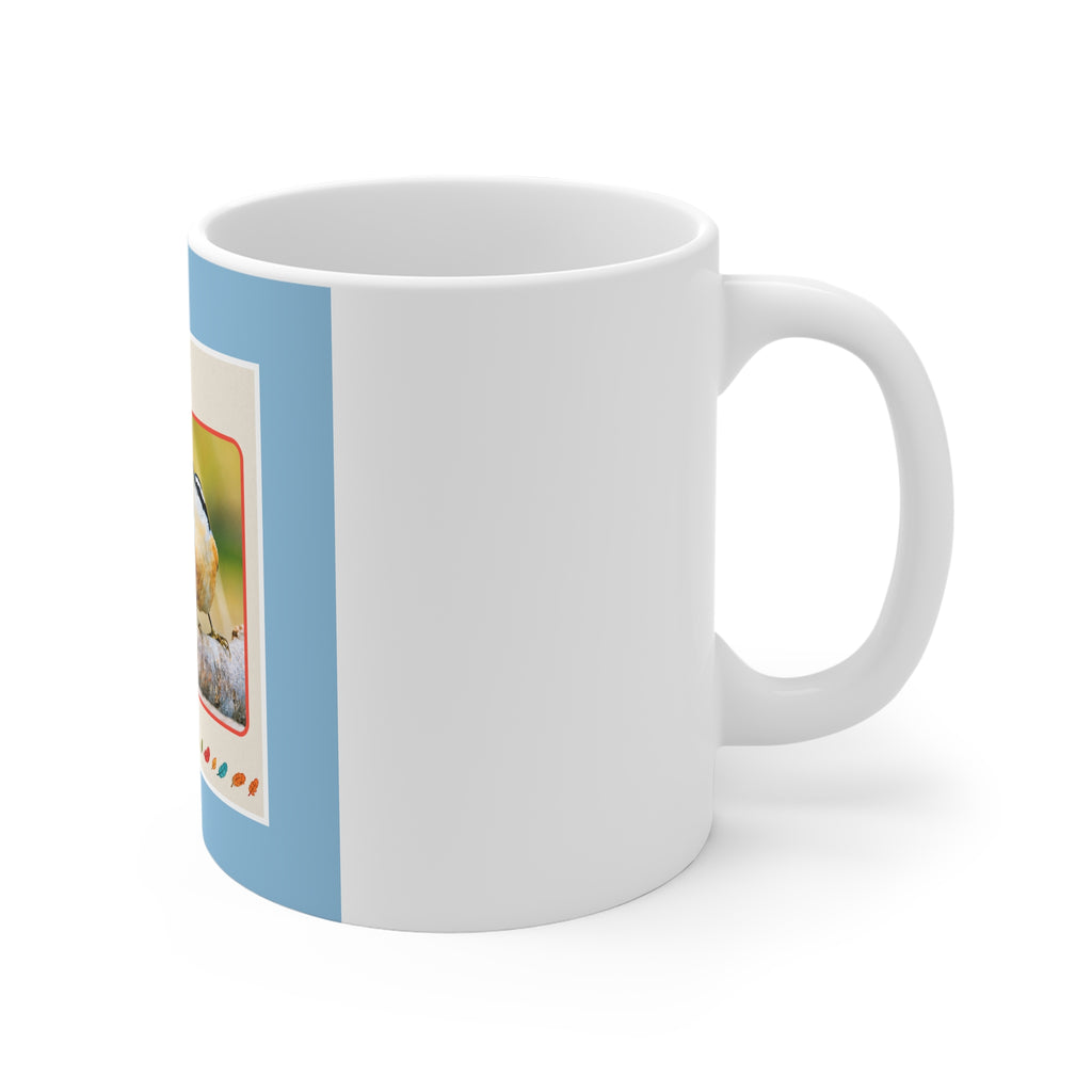 Nuthatch Bird 11oz White Mug