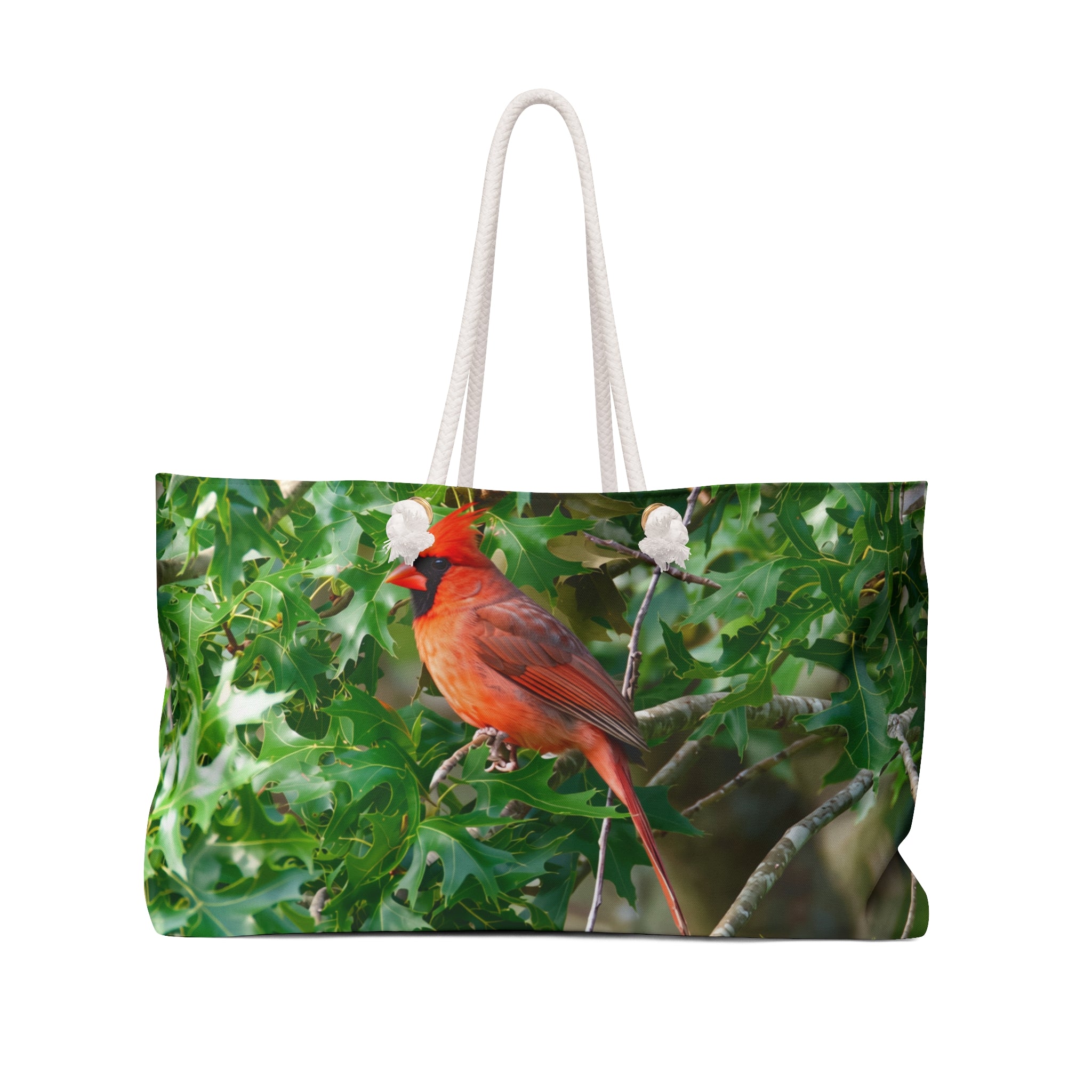 Northern Cardinal on a Tree Weekender Bag – Backyard Bird Wildlife Travel Bag