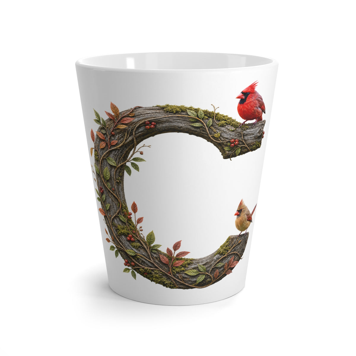 Northern Cardinal Latte Mug
