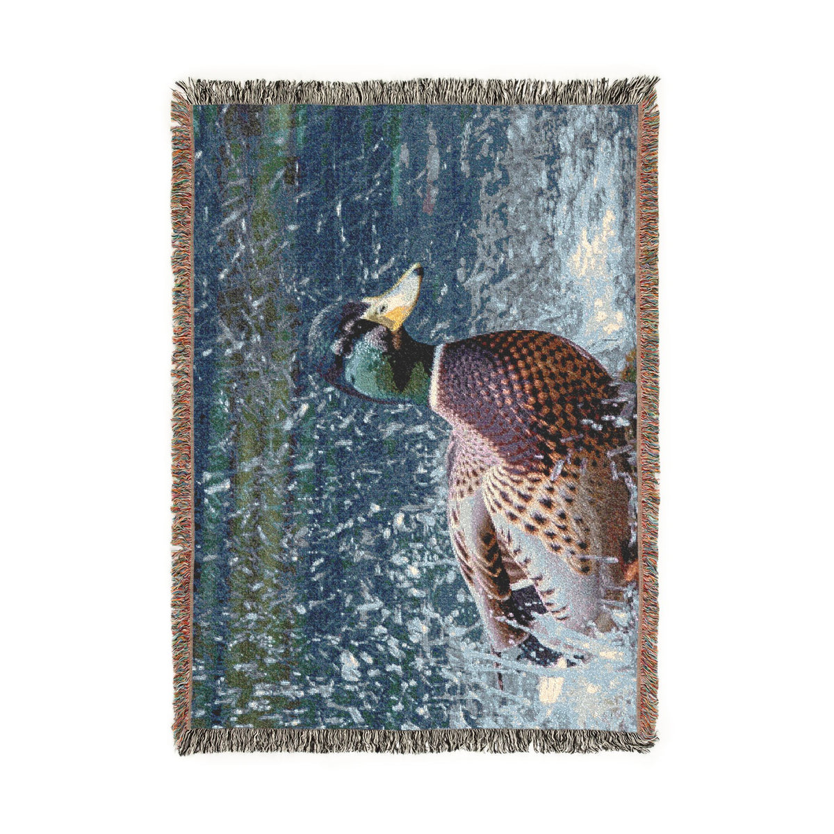 Mallard Duck — Poli Roam Woven Blanket