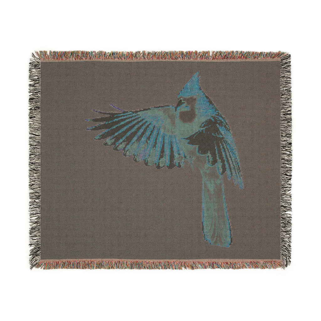 Northern Cardinal — Poli Roam Woven Blanket