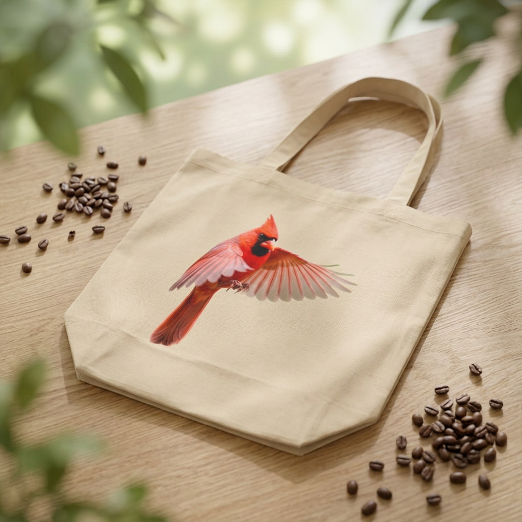 Northern Cardinal Eco Tote Bag