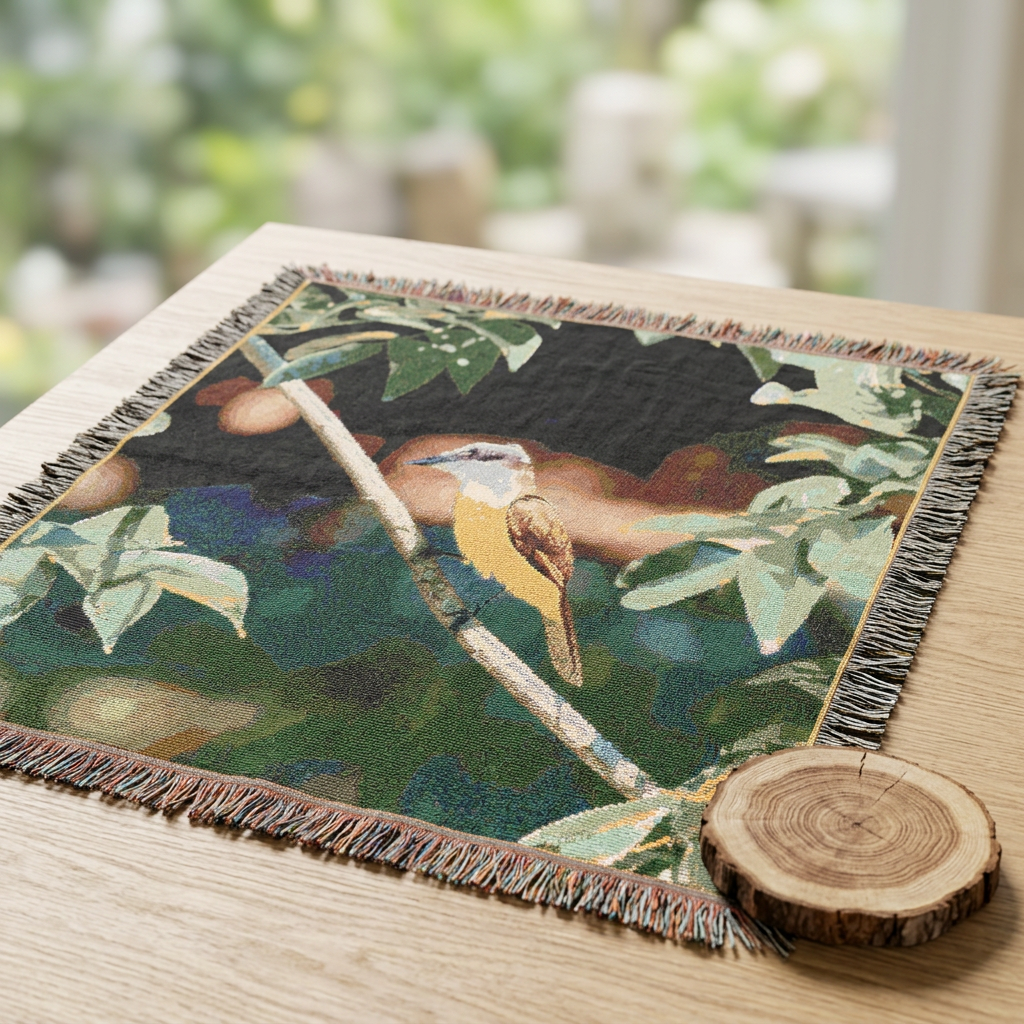 Great Kiskadee  — Poli Roam Woven Blanket
