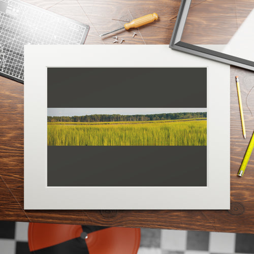Chincoteague Island Marsh – Giclée Fine Art Print with Frame