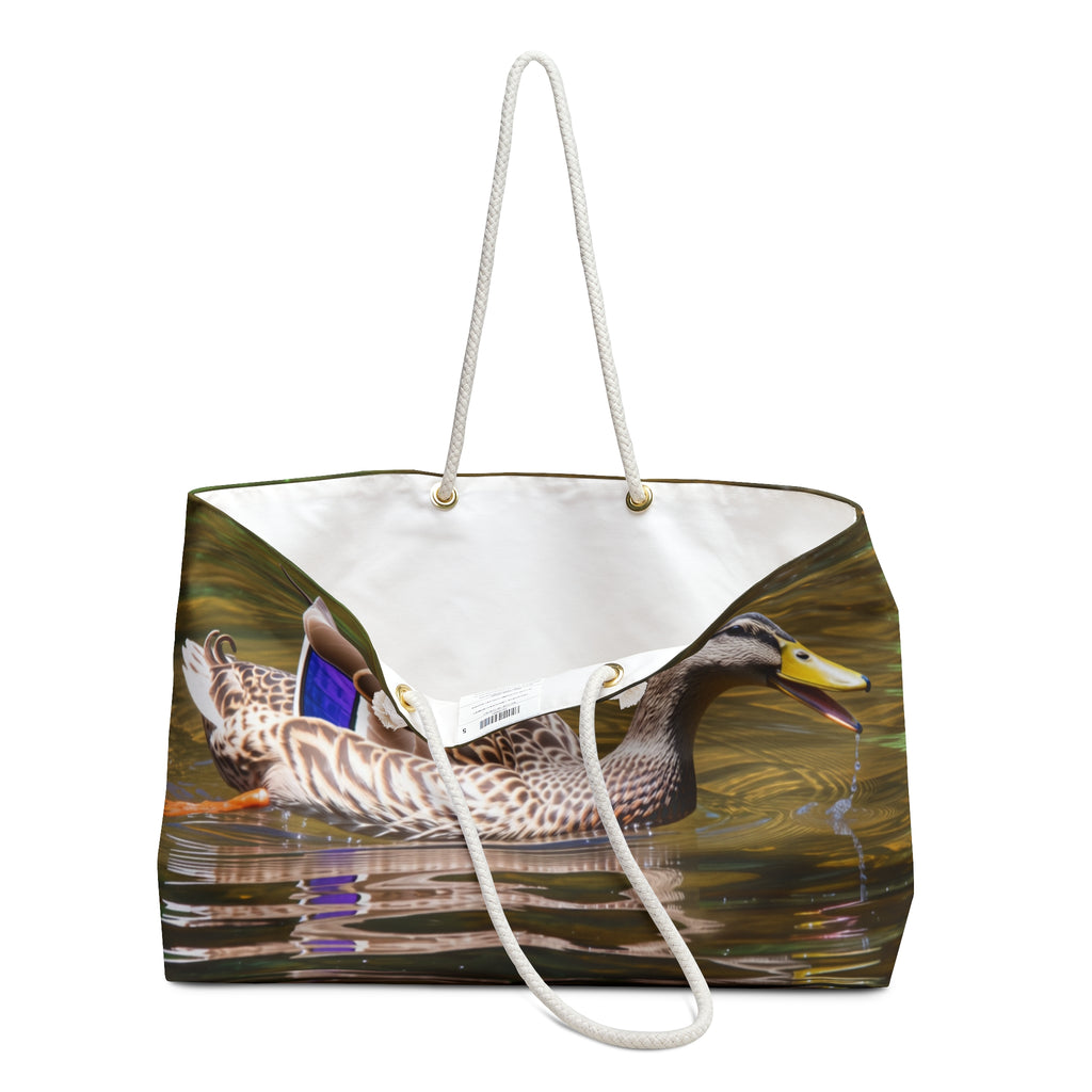 Female Mallard Duck Weekender Bag