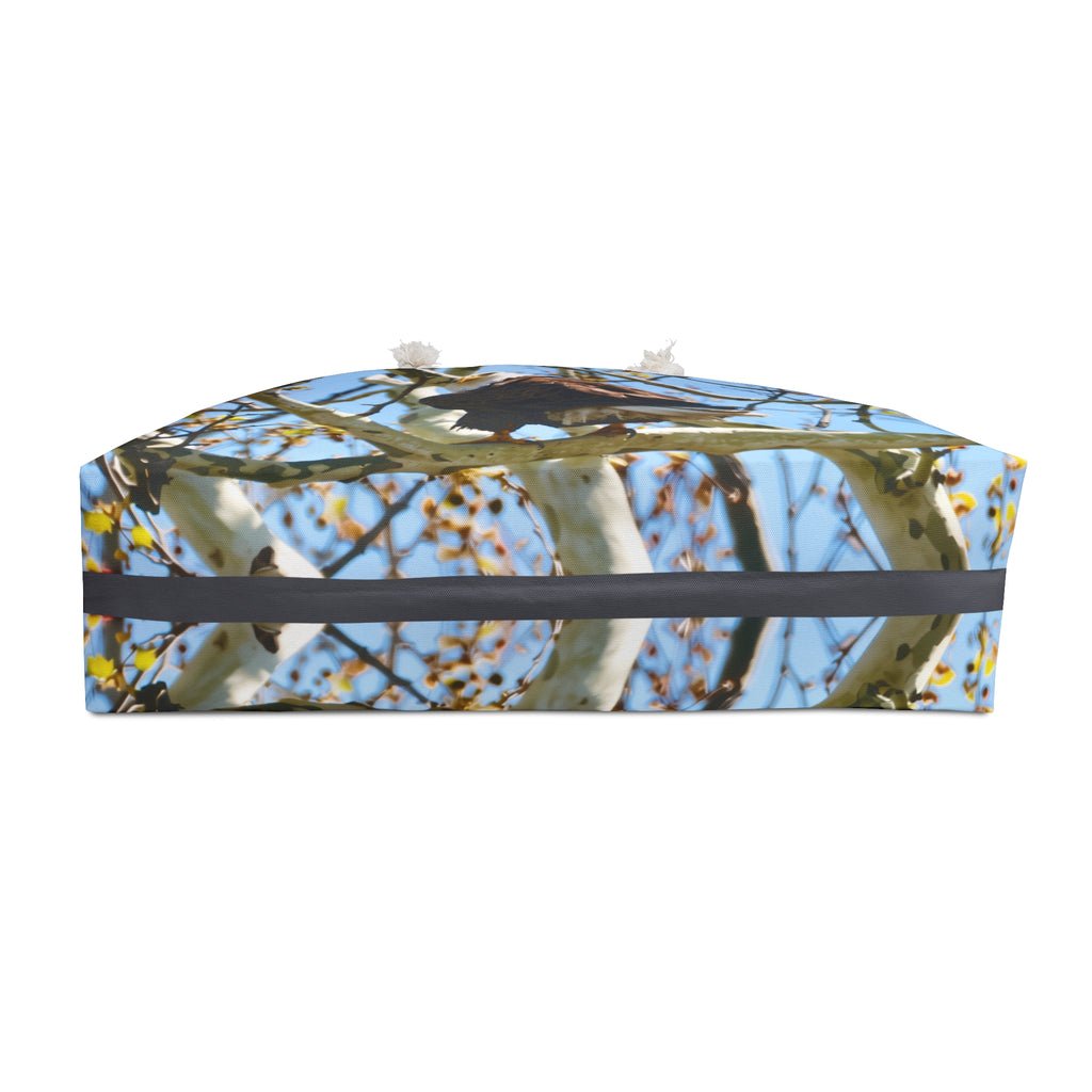 Bald Eagle on a Tree Weekender Bag – American Wildlife Nature Travel Bag