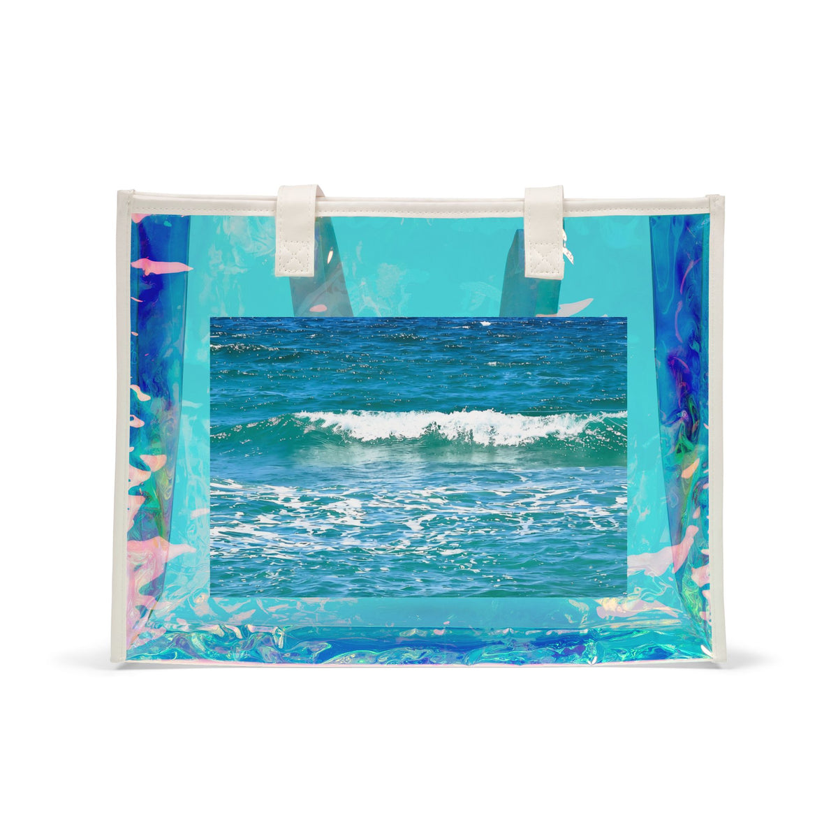 Beach Holographic Tote Bag