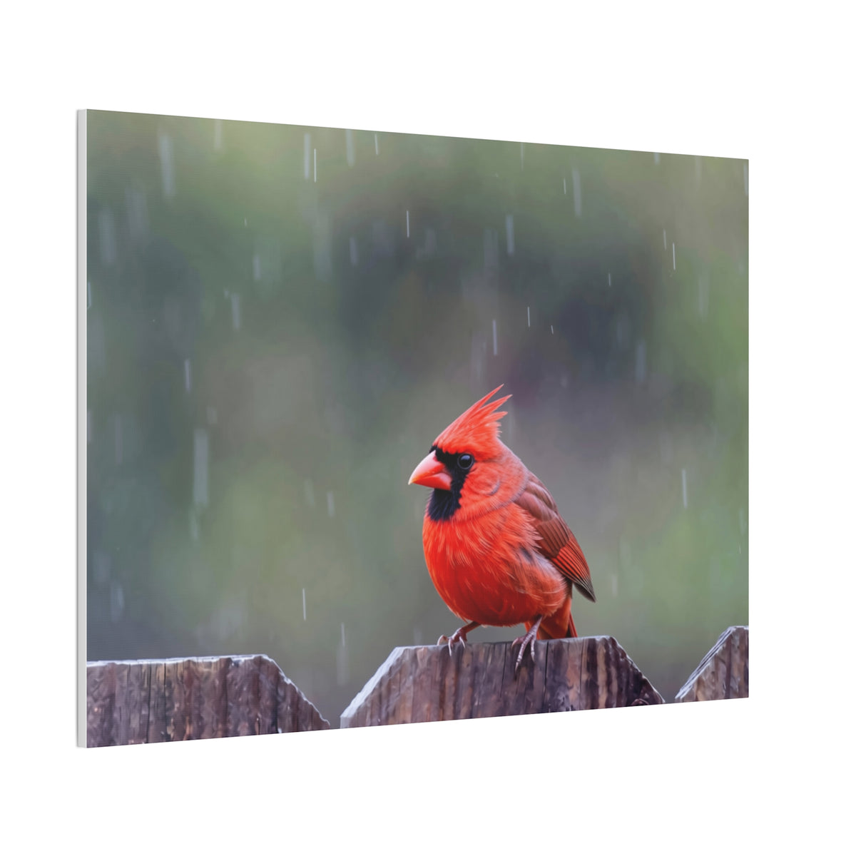 Northern Cardinal Canvas Stretched, 0.75"