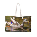 Female Mallard Duck Weekender Bag