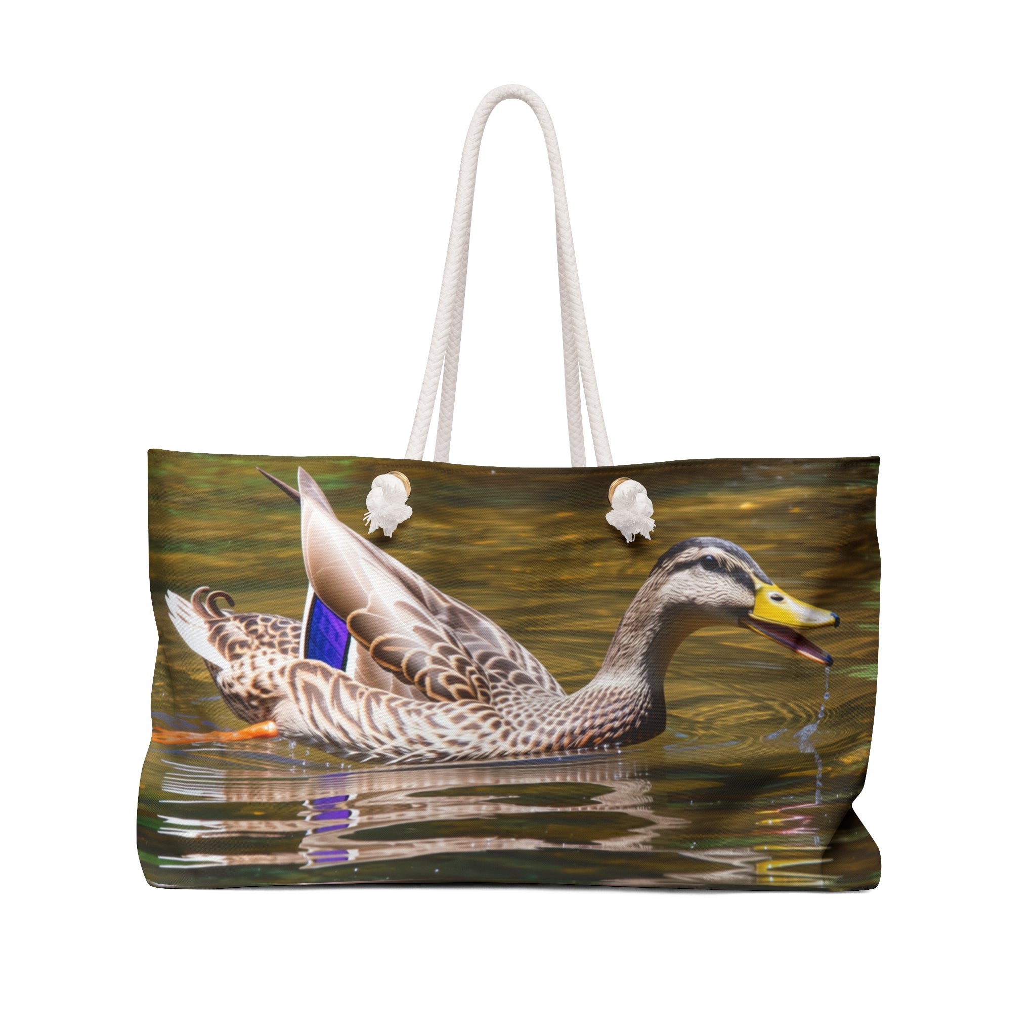 Female Mallard Duck Weekender Bag