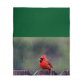 Northern Cardinal Quilted Throw