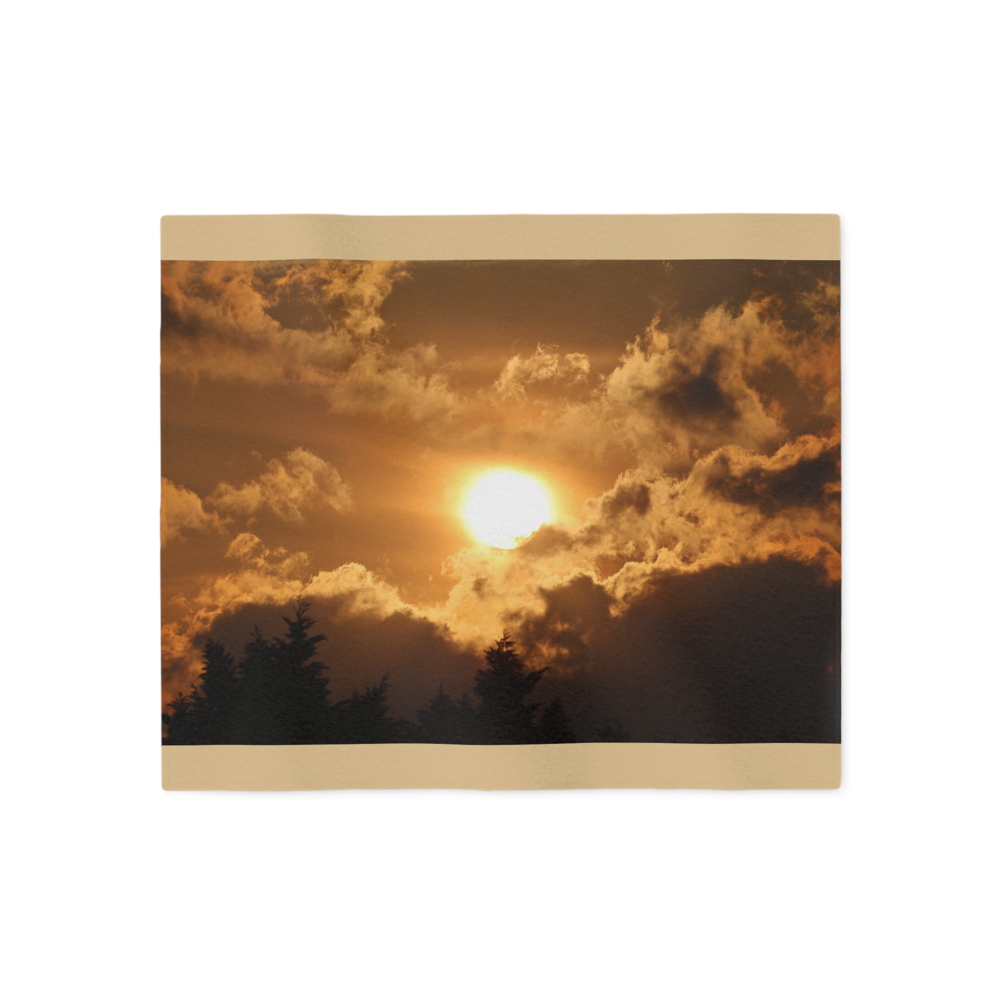 Sunset Sweatshirt Blanket