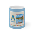 Avocet Bird 11oz White Mug