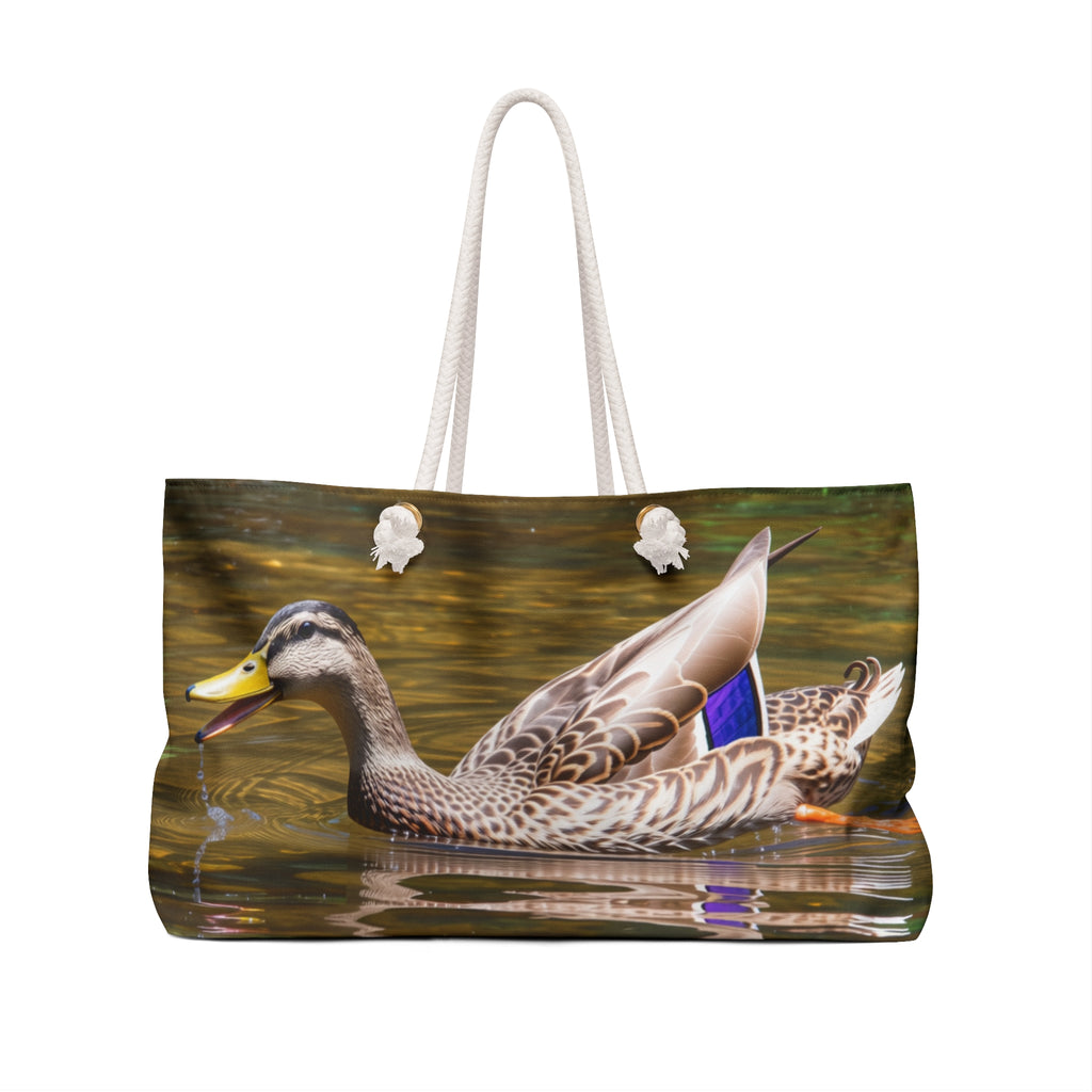 Female Mallard Duck Weekender Bag
