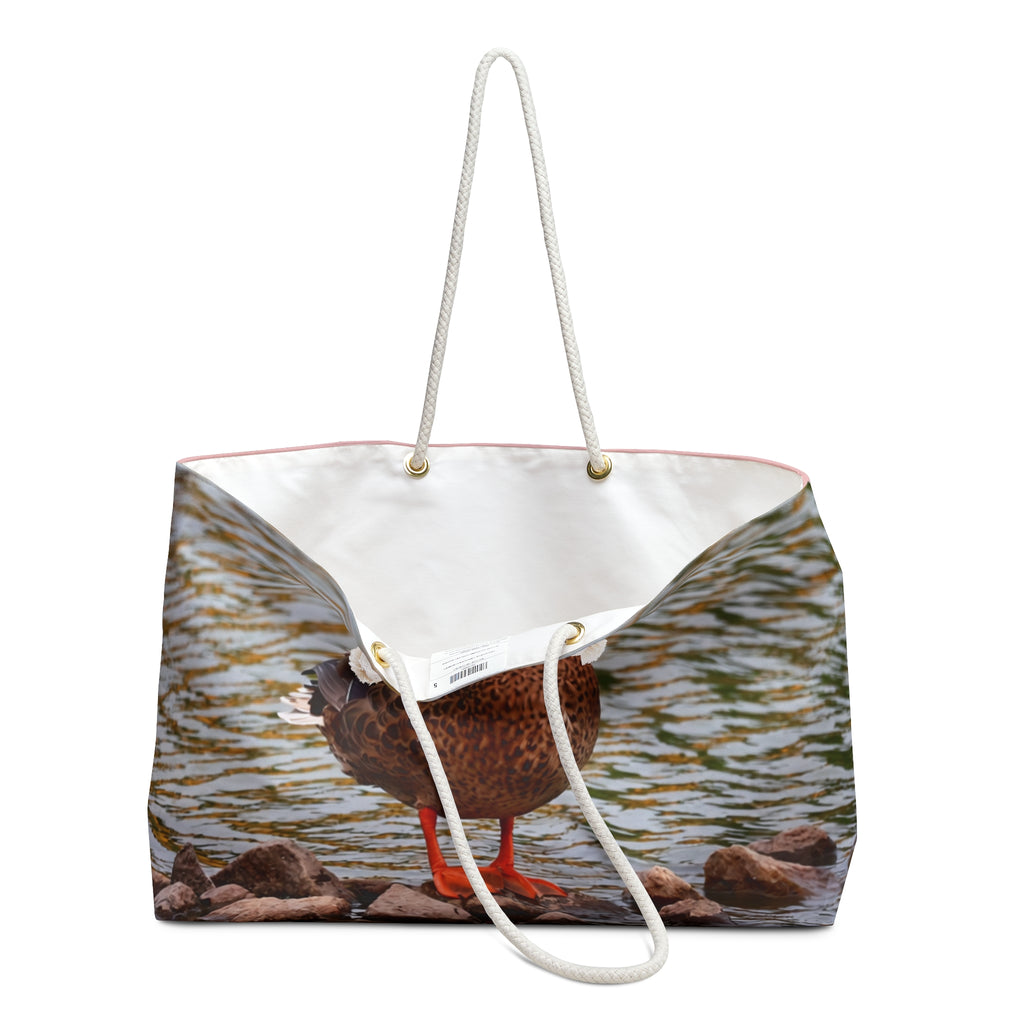 Female Mallard Duck Weekender Bag – Wildlife Nature Travel Bag